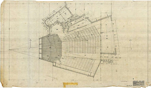 Old architectural drawing