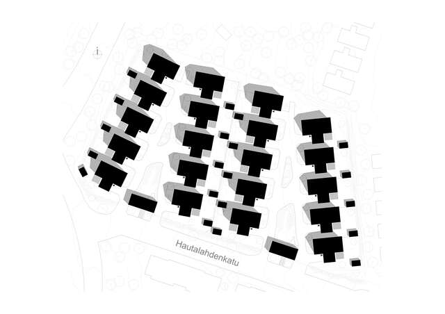 Hautalahdenkatu Site plan