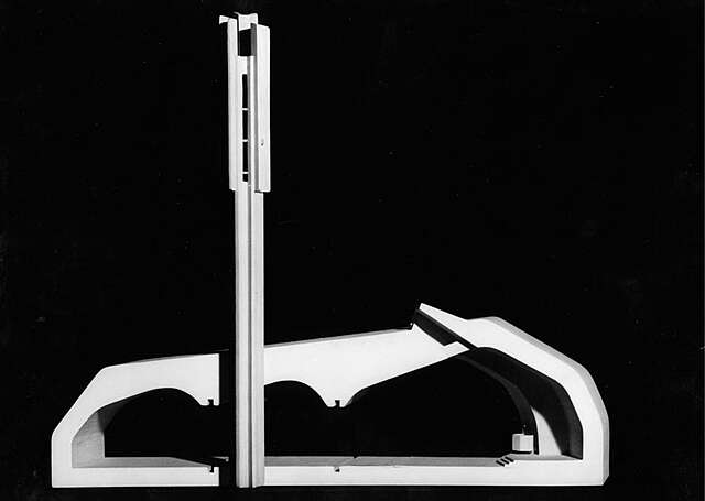 Very contrasted BW photo