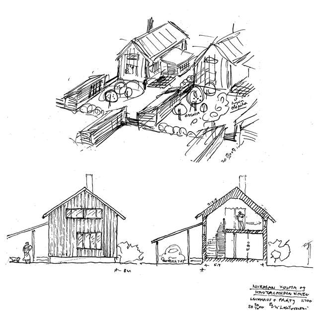 Hautalahdenkatu Sketches by Olli Lehtovuori