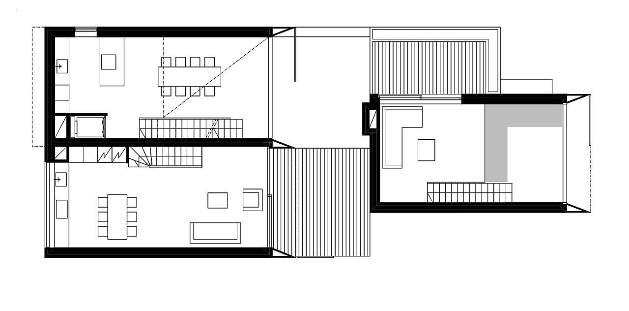 Finnish Penthouse Apartments With Gas Fireplace photo