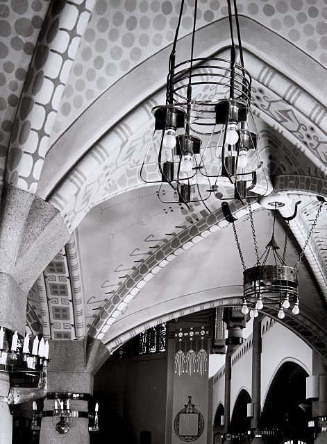 Detail of the Art Nouveau interior