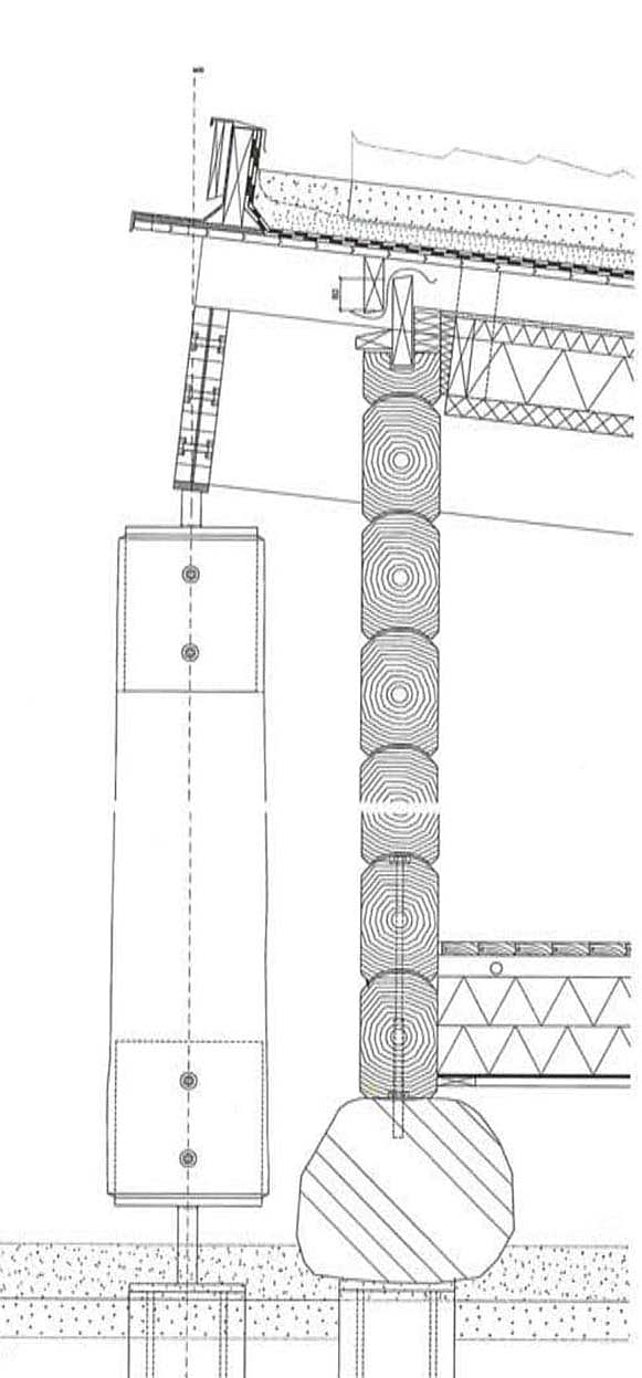 Detail of the structure