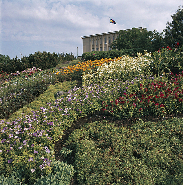 Northern elevation to the park