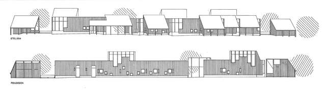 Elevations plans of Länsi-Säkylä Daycare Centre