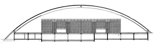 Longitudinal section drawing