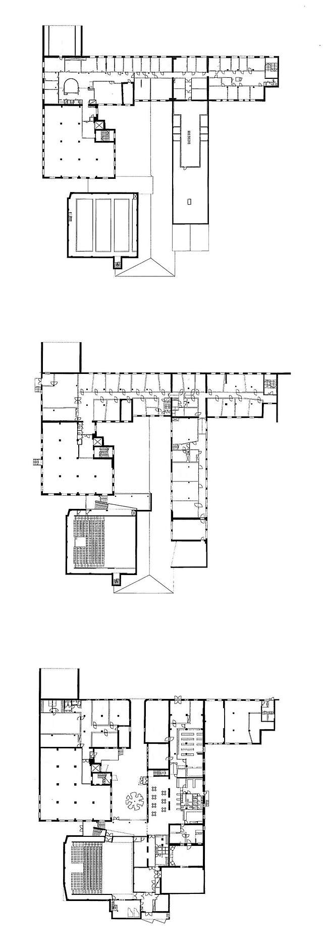 Floor plans: 2nd floor, 1st floor and ground floor.