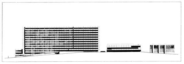 Elevation plan, south