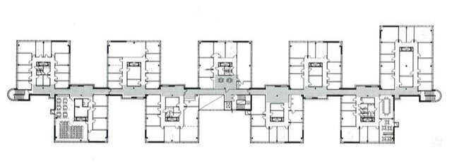 Floor plan of the second floor.