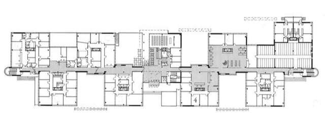 Floor plan of the ground floor.