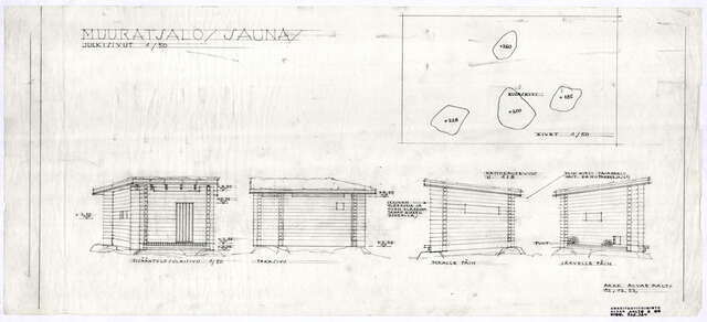 Muuratsalo Experimental House by Alvar Aalto 1952-1954