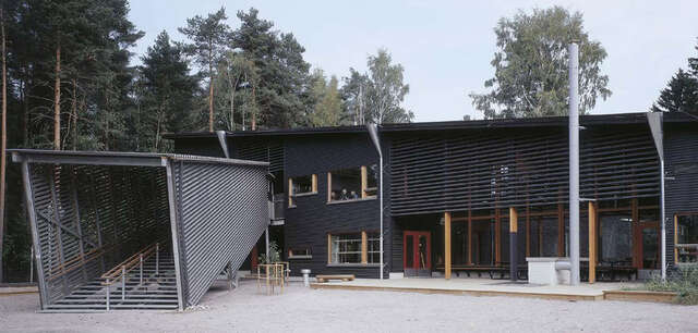 West elevation of daycare centre Savotta