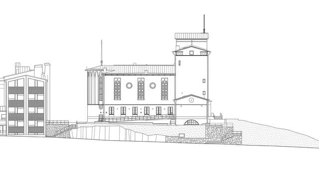 10 Töölön kirkon peruskorjaus ja restaurointi arkkitehtuuritoimisto Käpy ja Simo Paavilainen Oy JK julkisivu itään