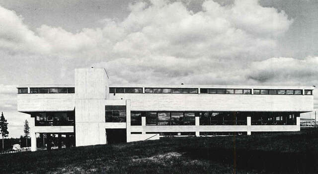 Dining hall from the west