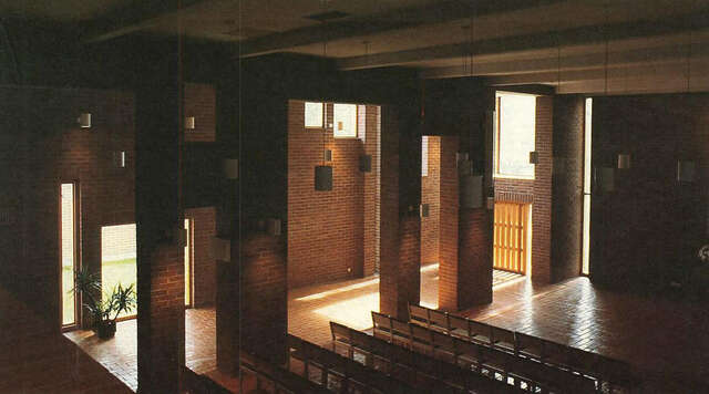 Large chapel from the organ loft