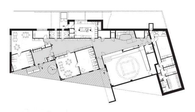 Floor plan of the ground floor