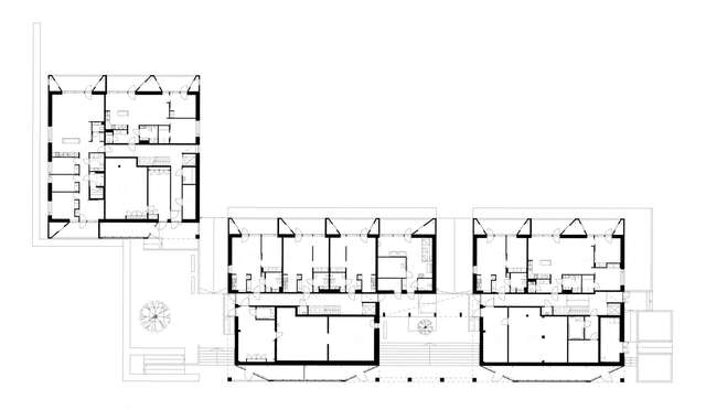 Floor plan of the ground floor.