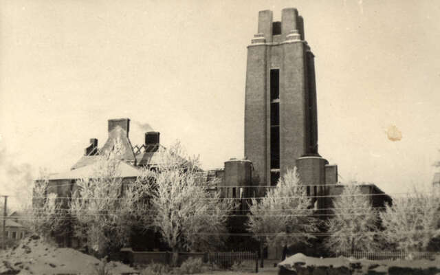 Old picture of the church.