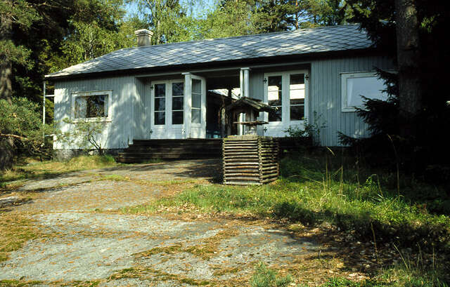A wooden summerhouse