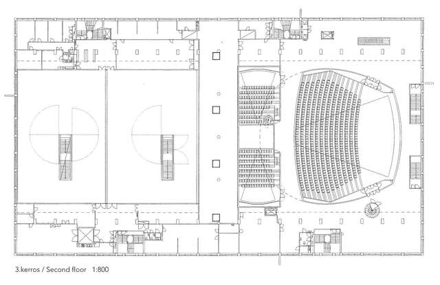 Floor plan of the second floor
