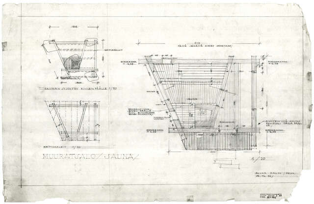Muuratsalo Experimental House by Alvar Aalto 1952-1954