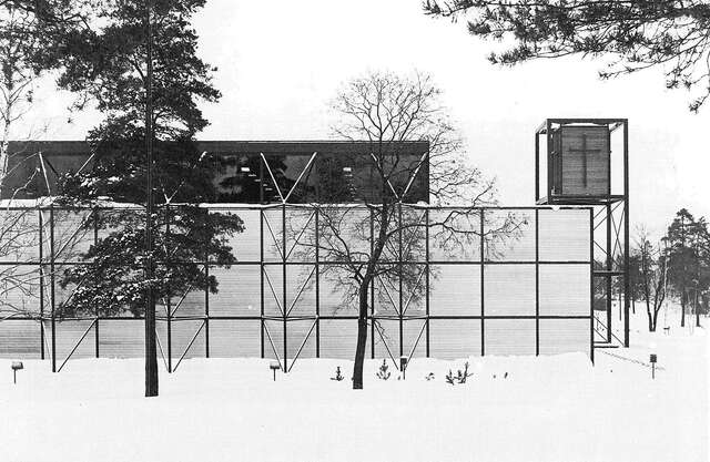 Constructivist 1970s church in Kouvola