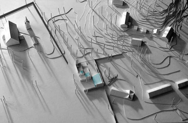 Scale model of a funerary chapel