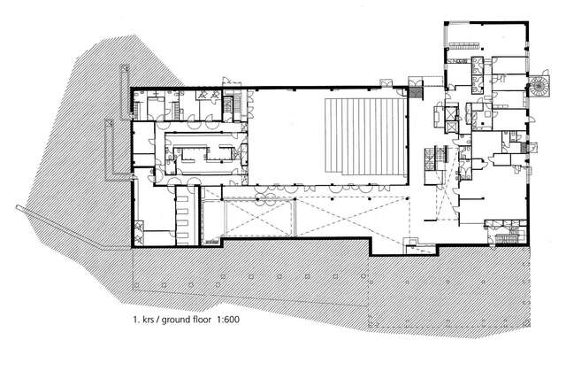 Floor plan of the ground floor