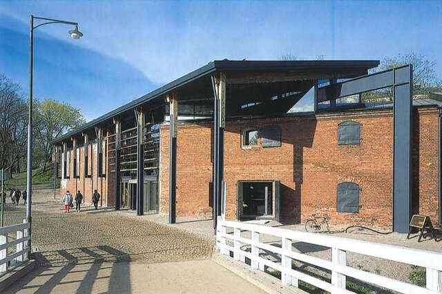 Main elevation of the museum
