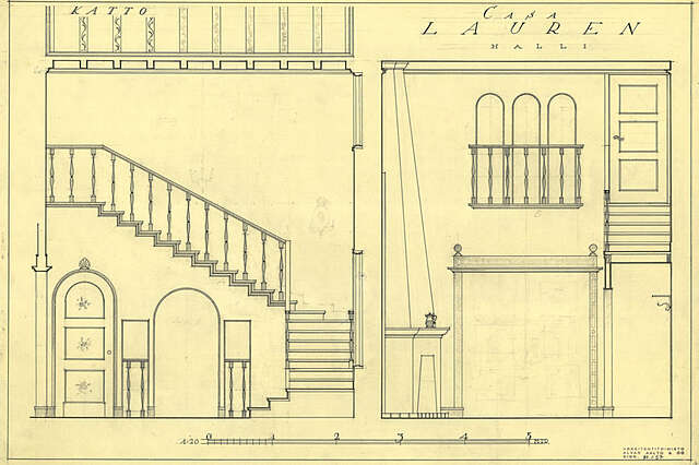 80 57 Casa Lauren drawing alvar aalto museum 988x659