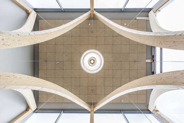 Wooden decorative structure.