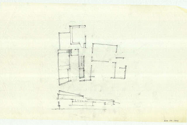 Sketch of the floor plan.
