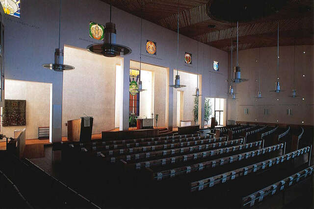 Church hall of Kempele Holy Trinity Church.