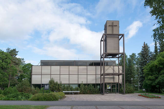 Constructivist 1970s church in Kouvola