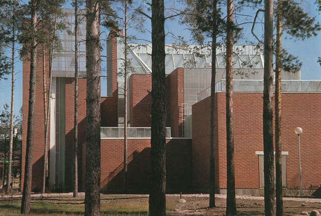 Red-brick St Thomas Church in Oulu