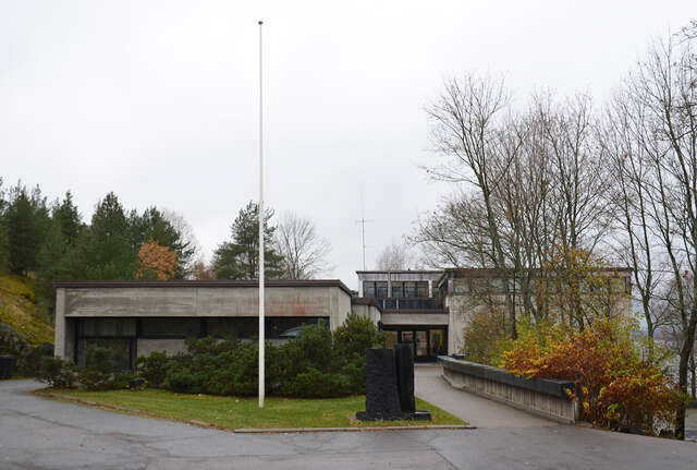 Main façade of an art museum