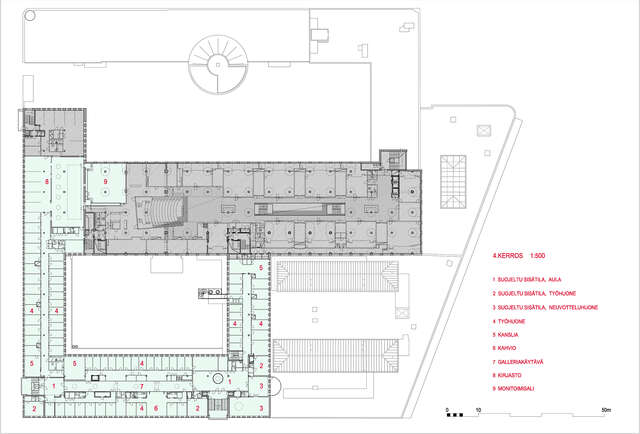 Floor plan 4th floor.