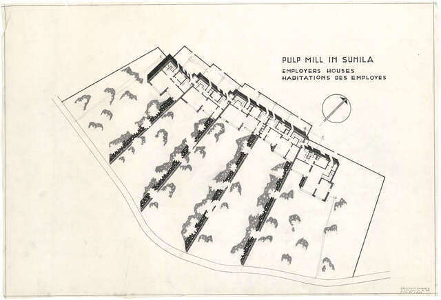 Sunila Residential Area, Rantala Engineers' Row House by Alvar A