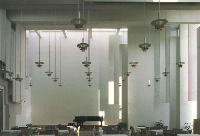 Interior of the main parish hall.