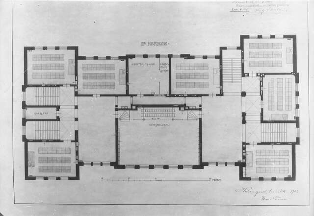 Floor plan of the 1st floor