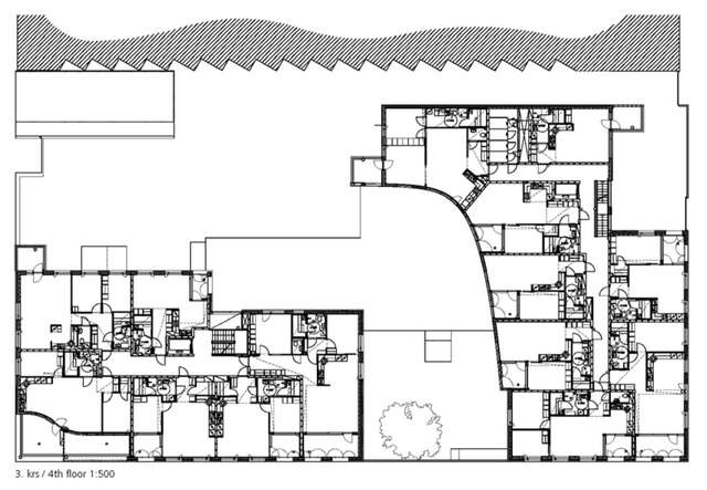 Floor plan of the 4th floor
