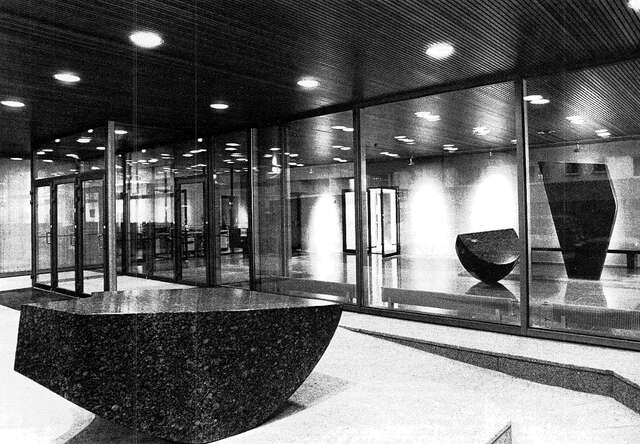 Ukri Merikanto's sculpture in the main entrance