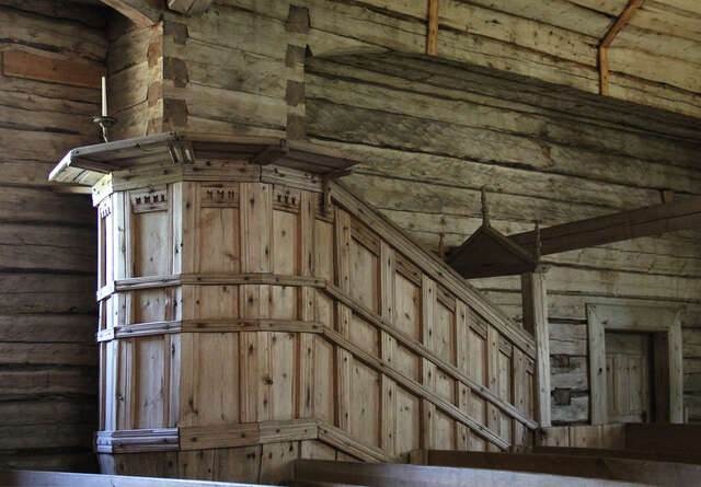 Sodankylä old church interior 2016 01