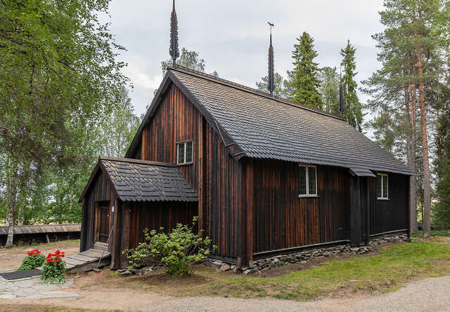 The old church of Sodankylä kopio