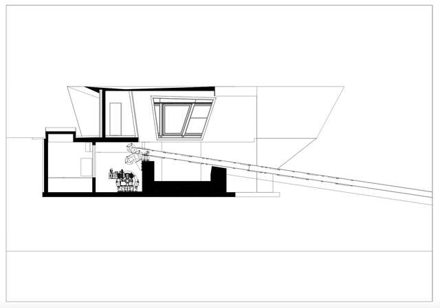 Upper station section plan