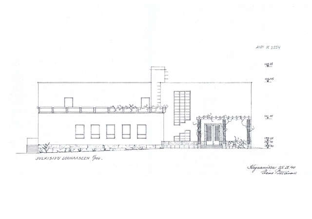 Black and white line-drawing