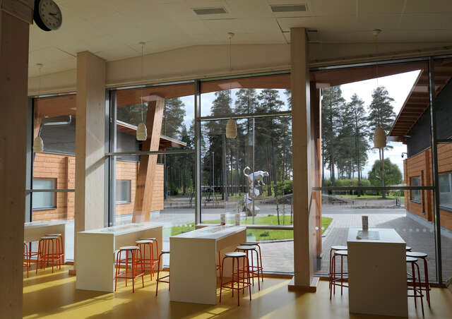 Canteen interior.