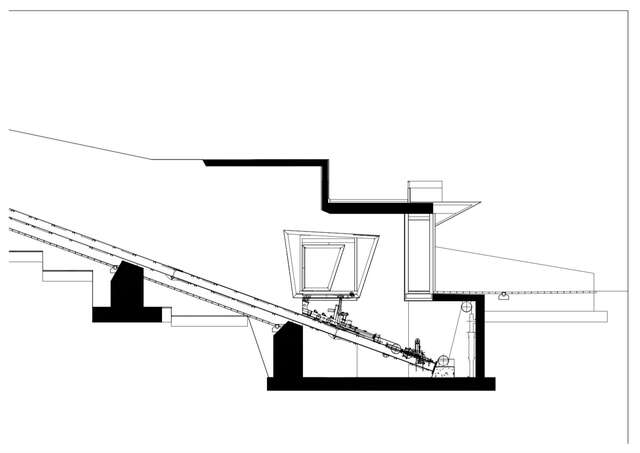 Lower station section plan