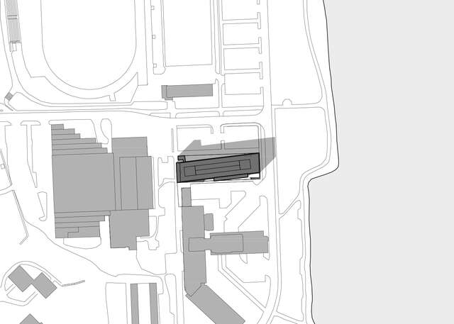 Sketch of the area from the top