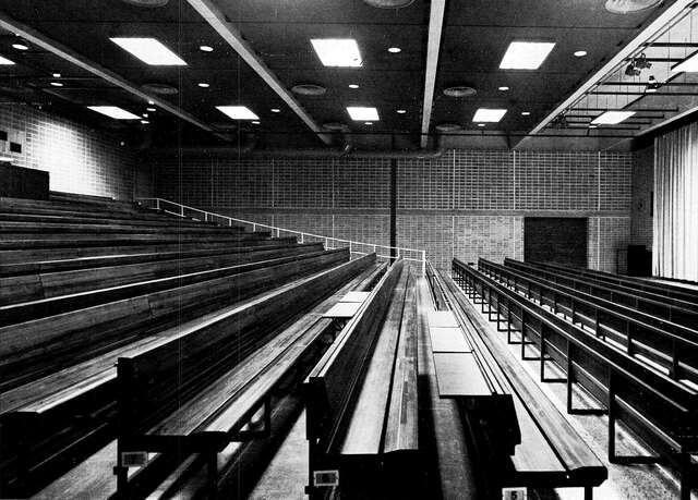 Interior of the cinema.